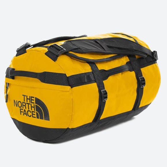 2021 THE NORTH FACE BASE CAMP DUFFEL BAG SIZE S SUMMIT GOLD / TNF BLACK
